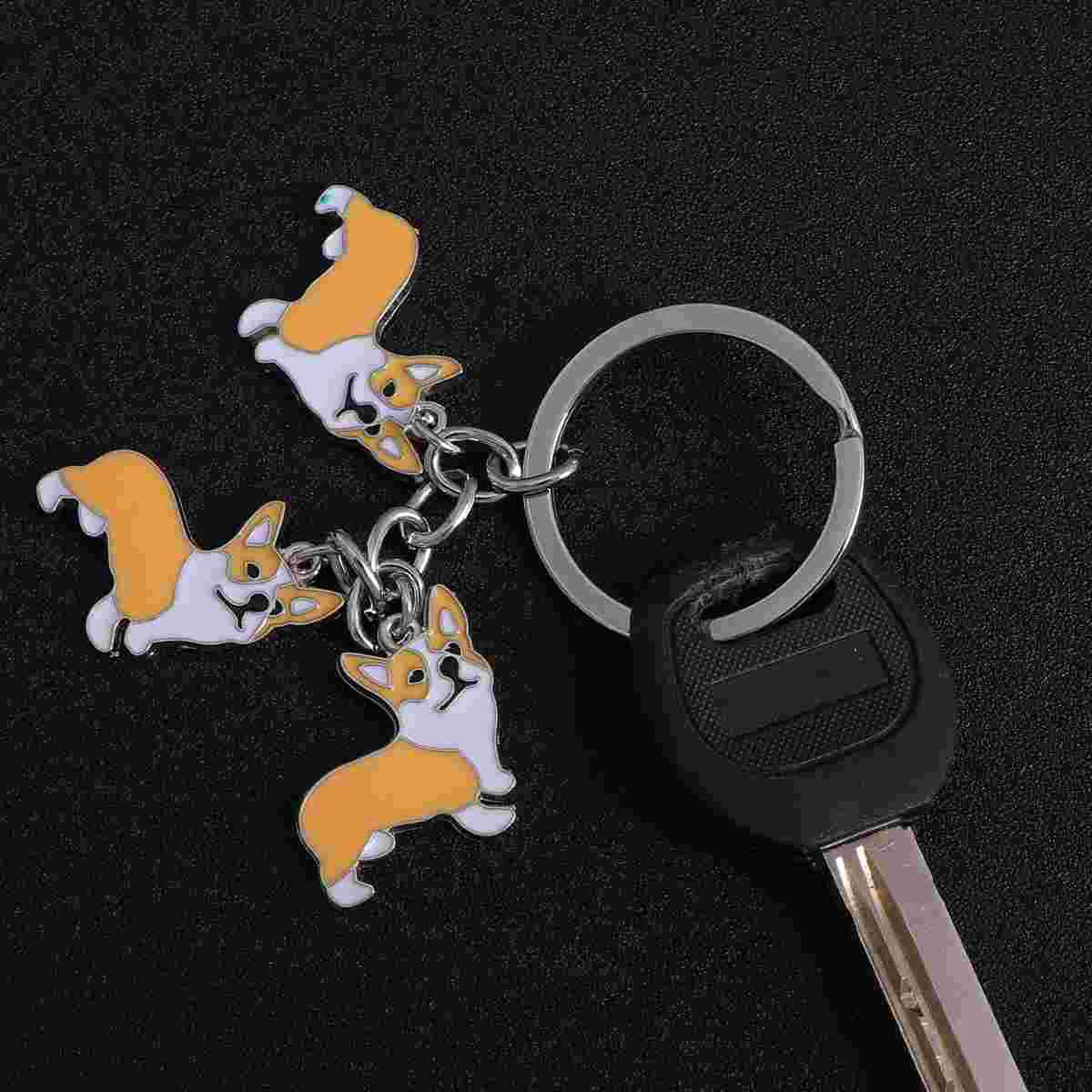 Metal Keychain Pendant Keyring Fob Keychains Car The Gift Fashion Tide Brand Creative