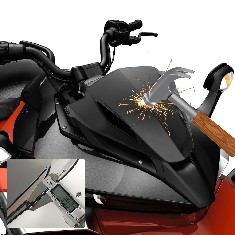 

Smoked Gauge Spoiler Tinted Support for Can Am Spyder F3 F3-S 2015-2024 Motorcycle Gauge Shield Cover Enhance Visibility ﻿