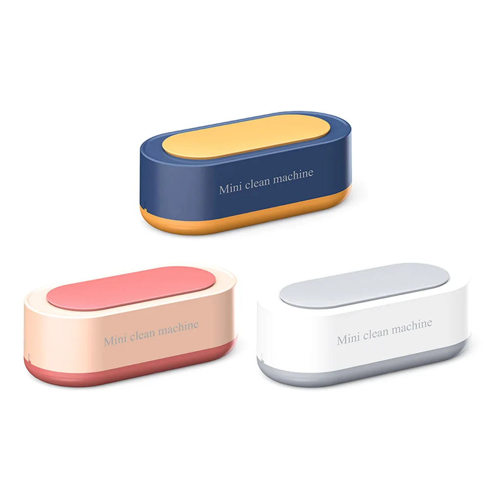 Macchina per la pulizia ad ultrasuoni detergente per anelli portatile per la casa occhiali per gioielli intelligenti per la casa guarda accessori per il lavaggio ad alta frequenza