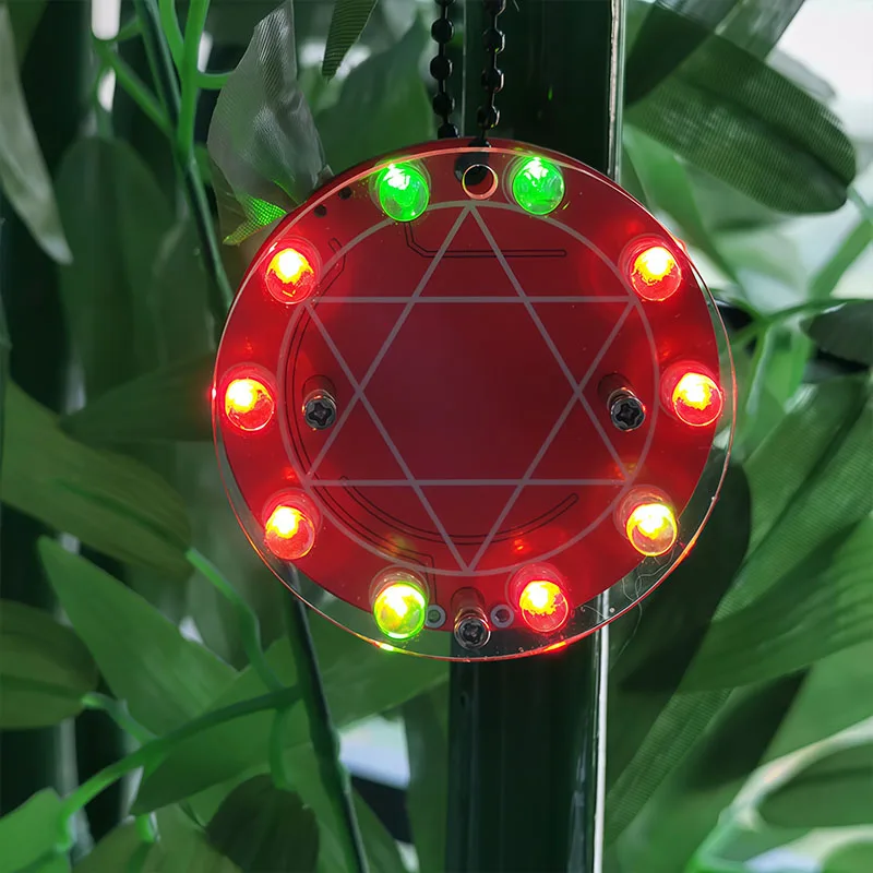 Electronic DIY Project Kit Colorful Slow-flashing LED Electronic Surface-mount and Through-hole Soldering Practice Kit Gift.