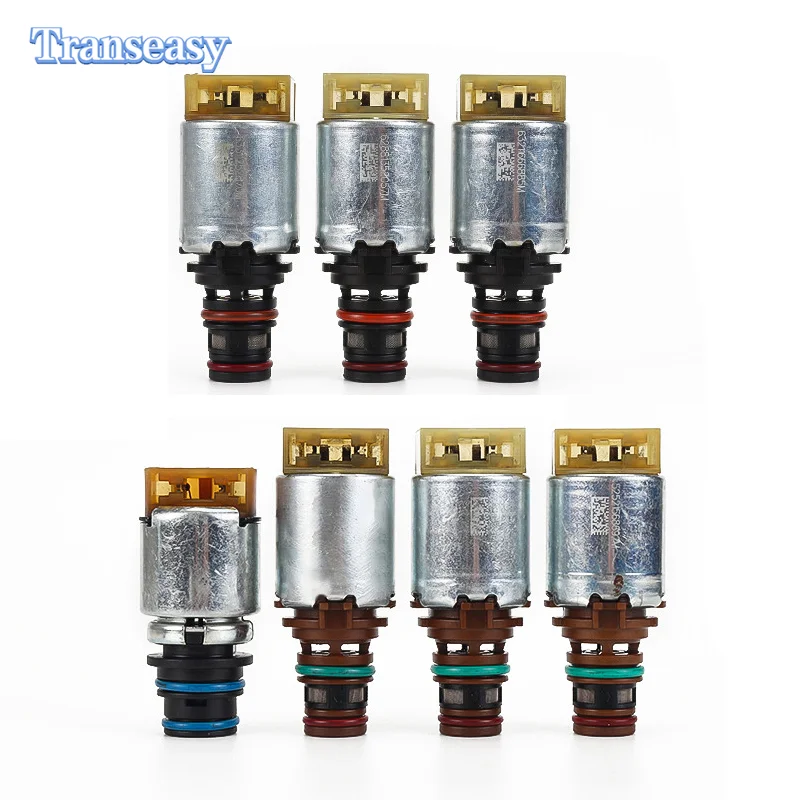 

6R80 7PCS Transmission Valve Body Solenoids Kit Fit For Ford Explorer Ranger Mustang Territory Transit Everest F-150 2011-2017