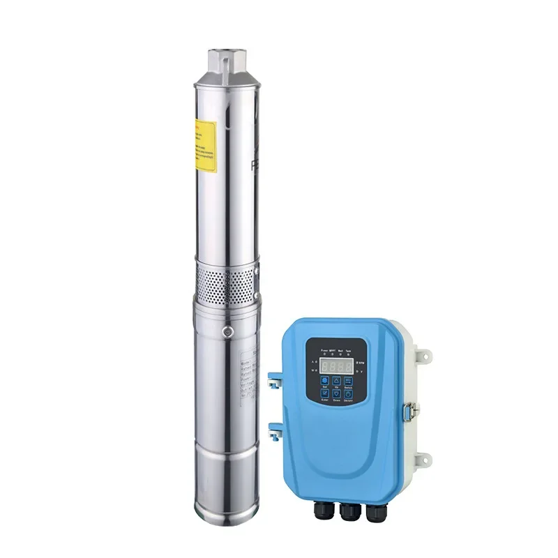 

Solar direct current deep well pump, stainless steel 304 direct current deep well agricultural irrigation