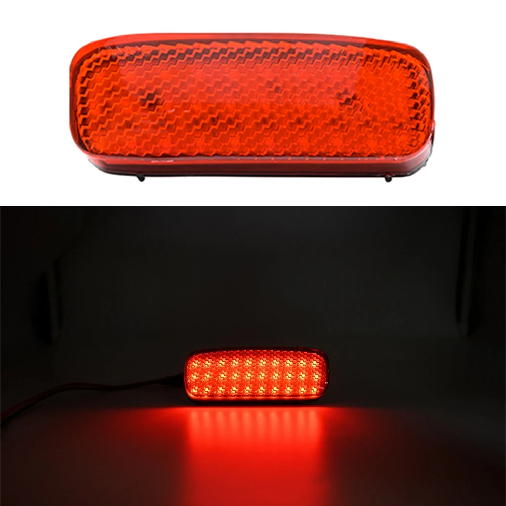 

2 Pcs For Peugeot 107 2005-2014 LED Rear Bumper Reflector Brake Light 6340E6 6340E7 81910-0H020-00 9659830680