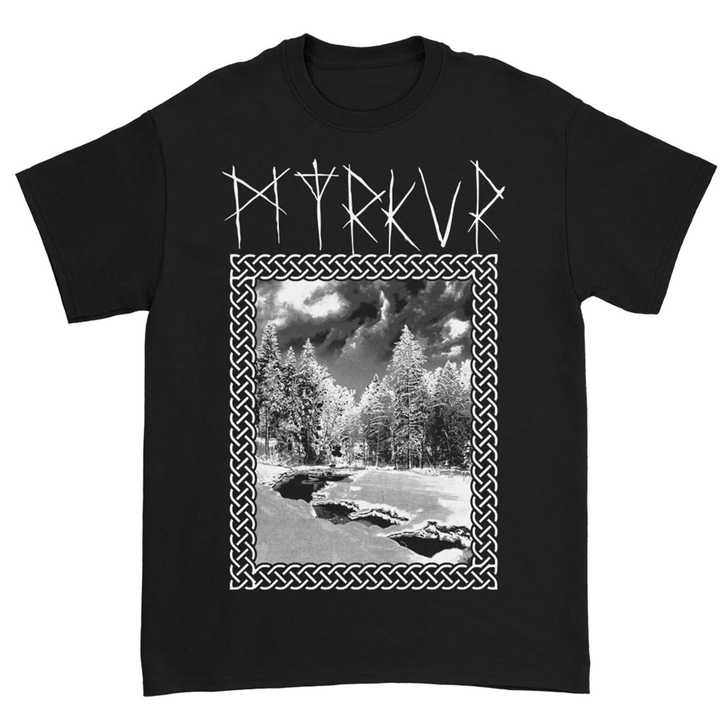 Icelandic Rock Band Sigur Myrkur  Graphic Cotton Tshirt Unisex Men Women Short Sleeve Vintage Brand Retro Tee Streetwear Unisex