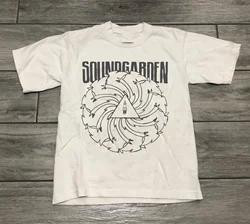 SOUNDGARDEN T-Shirt Bad Motor Finger Lightweight White All Size Unisex SY519