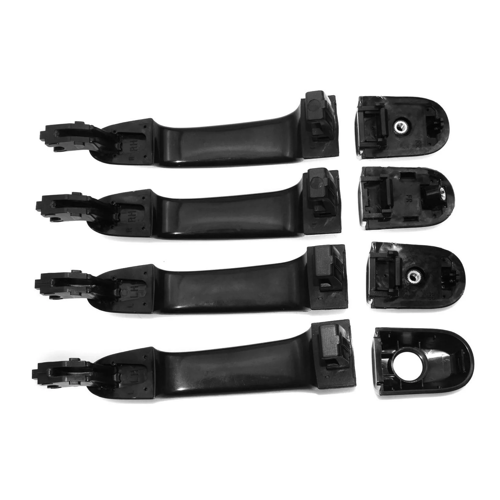 

#008Y 82651-1F000 82662-1F000 836511F010 836611F010 Exterior Outside Door Handle for KIA Sportage 2005 - 2010 (black)