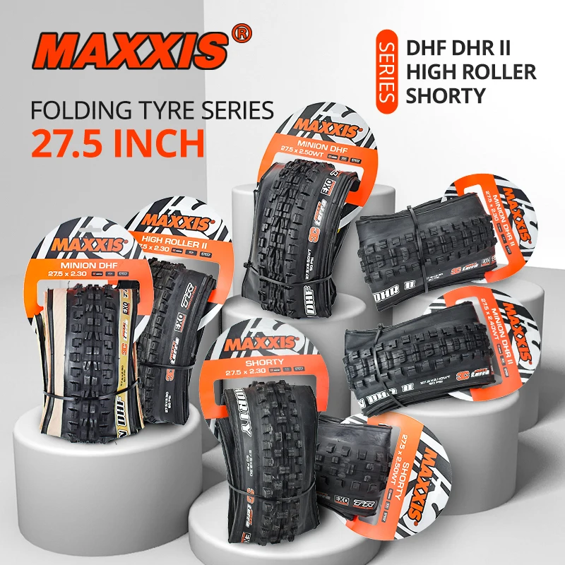 MAXXIS 27.5 MINION DHF DHR Bicycle Tire TR 26 Tubeless Ready Folding Tyre 26*2.3 26*2.4 27.5*2.4/2.5/2.6/2.8 Mountain Bike Tire