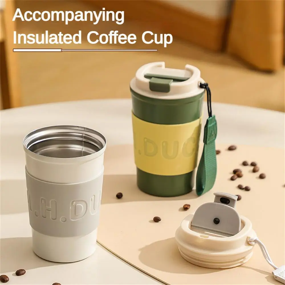 1/3/5PCS Stainless Steel Water Cup Leak-proof Durable Car Water Cup Practical Multi-function Thermos Cup Home Supplies