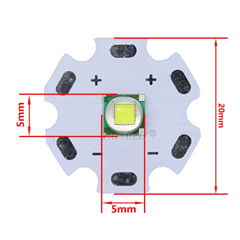 High Power Led 3W 5W 10W 18W 3535 Xpe 5050 XML2 XHP50 T6 3V 6V Koud Wit Bead Lamp Diy Voor Zaklamp Fiets Auto Vissen Torch