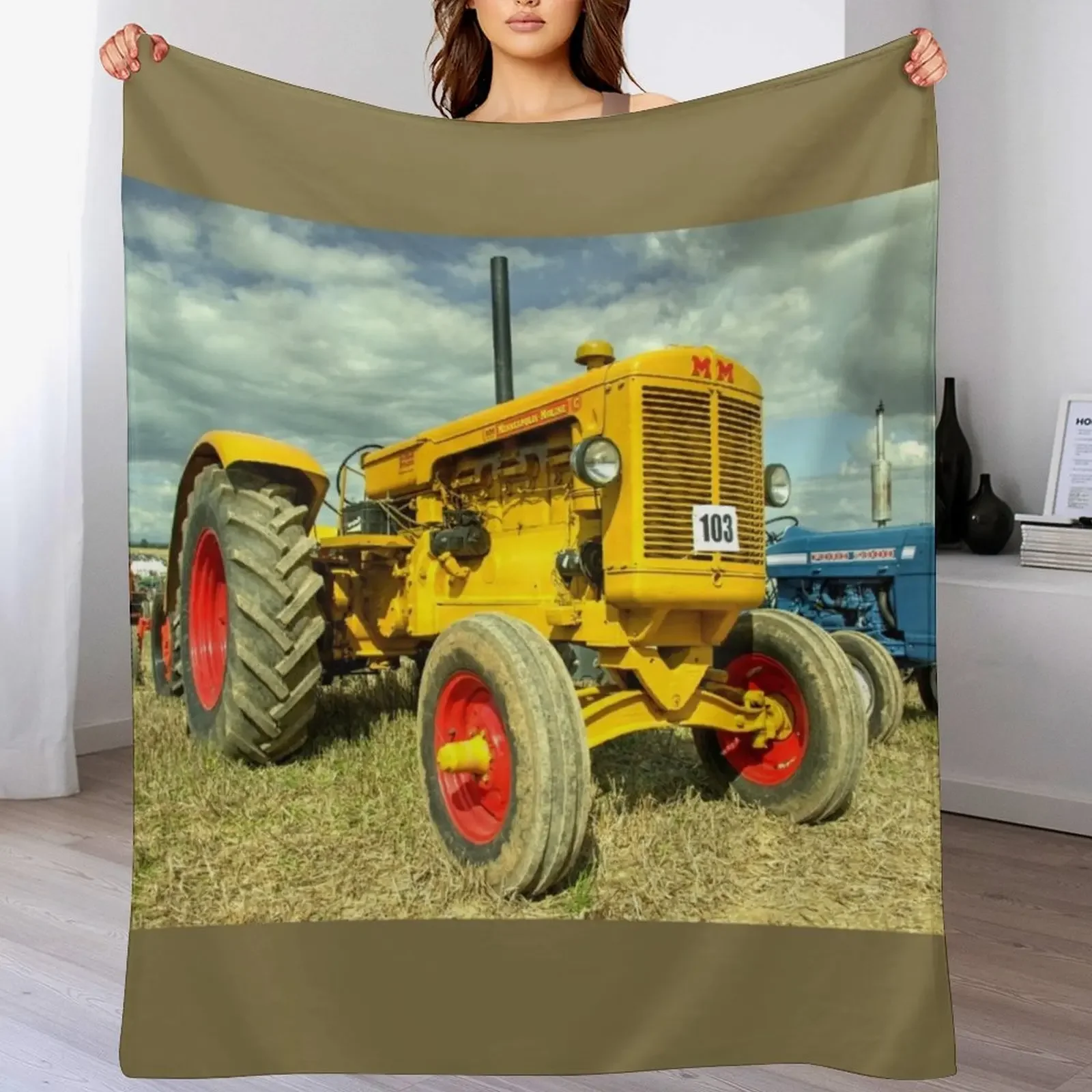 

Minneapolis Moline G Throw Blanket Luxury Hairy christmas decoration Single Blankets