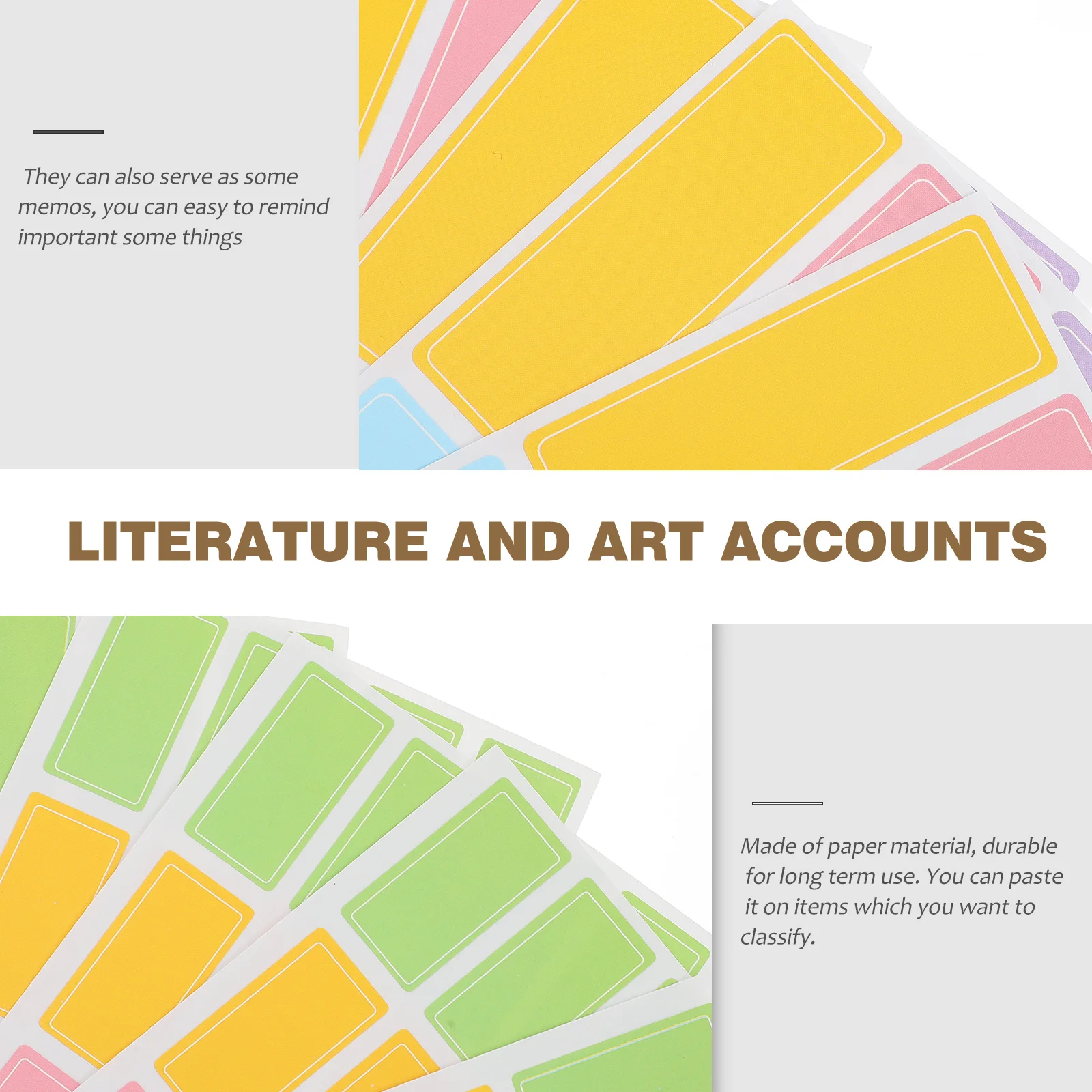 

40 листов бумаги, водонепроницаемые этикетки, самоклеящиеся маркировочные инструменты для домашней кухни, офиса, организации