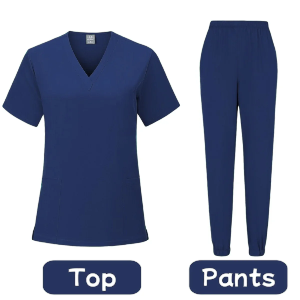 Set di pantaloni da jogging da donna scrub medici uniformi manica corta ospedale medico Enfermera accessori Set ospedalieri Scrubs Medical