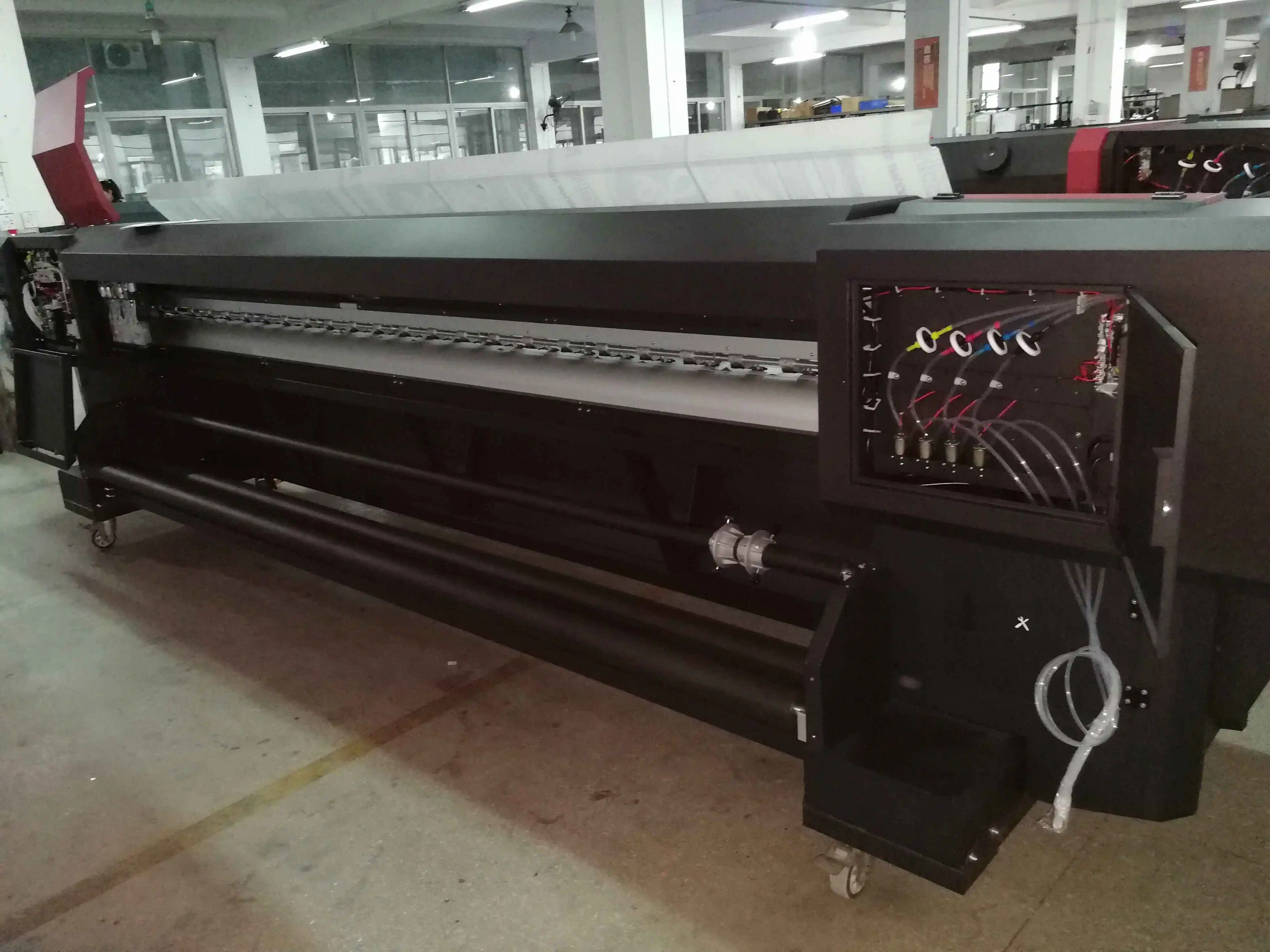 Products subject to negotiationCrystaljet 4000 Series Inkjet Solvent Printer Flex Banner Printing Machine Large Format 4/8 Heads