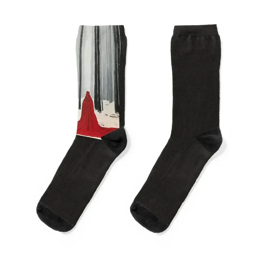 

Red into the Woods Socks with print luxe tennis Socks Women's Men's