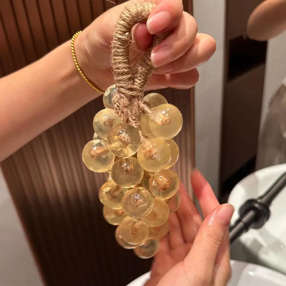 

A Cluster of Creative Grape Soap Cleansing Bath Deep Moisturizing Oil Control Essential Oil Handmade Shower Soap Skincare