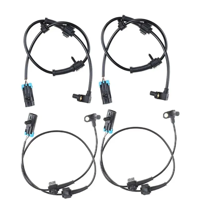 

A02Q-Front Rear Left Right 4PCS New ABS Wheel Speed Sensor 15874864 15862988 For Hummer GM H3 2006-2010