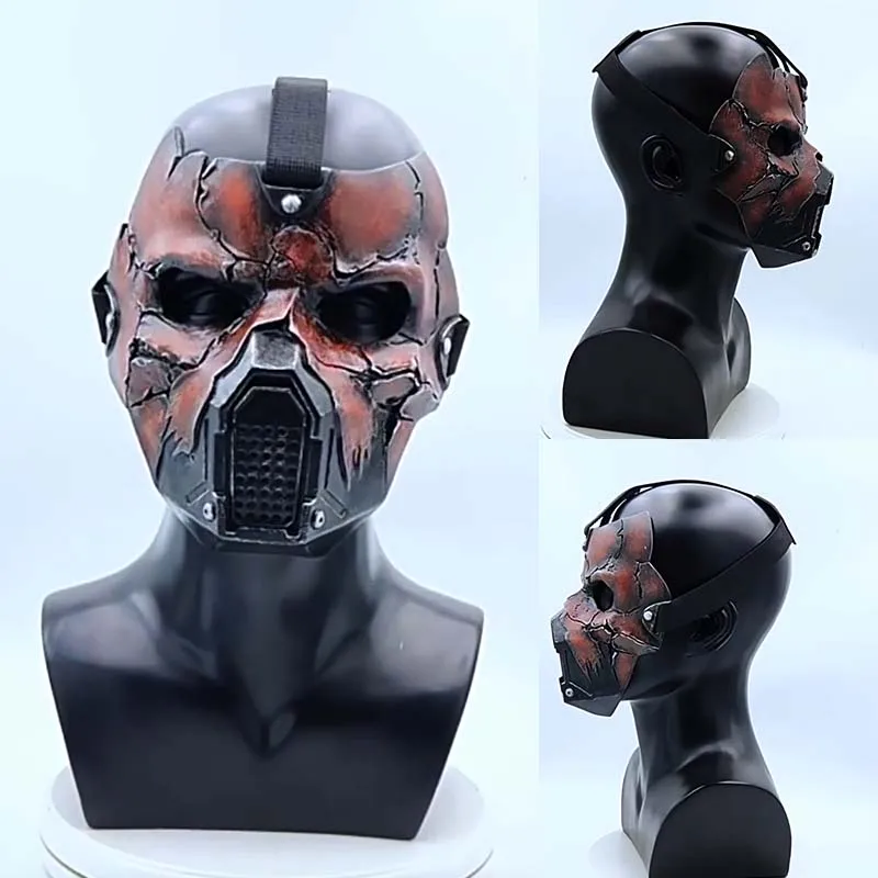 Skeleton Mask Halloween Party Cosplay 1:1 Wearable Horror Scary Mask Comic-Con Carnival Coser Performance Photography Props