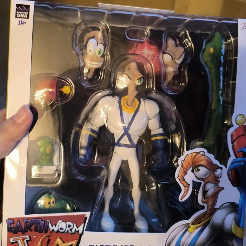 Pdna Earthworm Jim Action Figure, Psy Crow, Bob The Killer, Anime Figure, Joint Movable Models, Collecemballages Toys, Ornement Gifts, 1/12