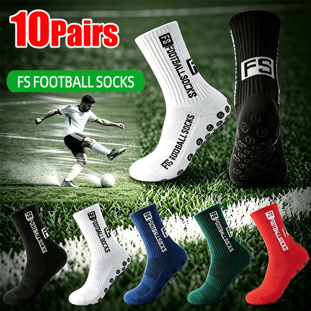 Anti-slip Football Socks Non Slip Grip for Men Women Thick Towel Soccer Sock Basketball Baseball Cycling Running Sport Socks Man