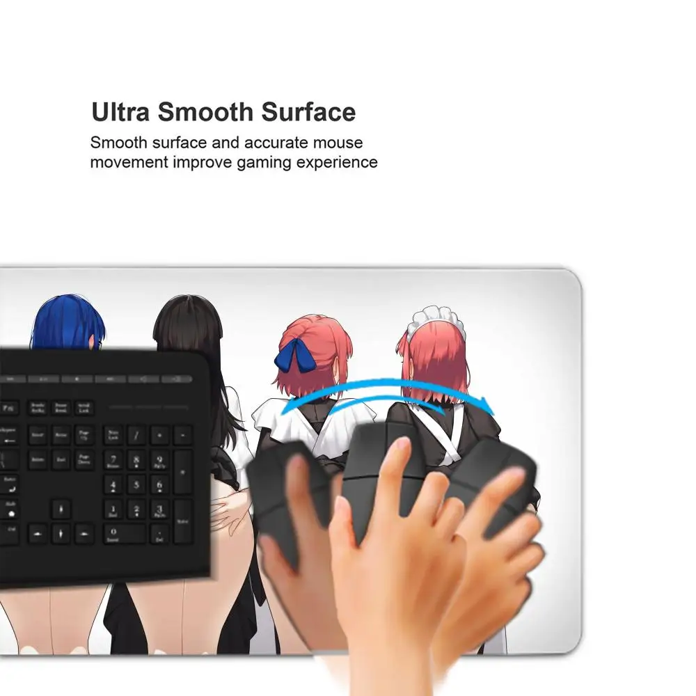 Xxl Sexy Anime Girl Mouse Pad Hentai mousepad E-Sports Big Boobs Desk Mat Computer Large HD Playmat Cute Girl Extended Mousemat #4