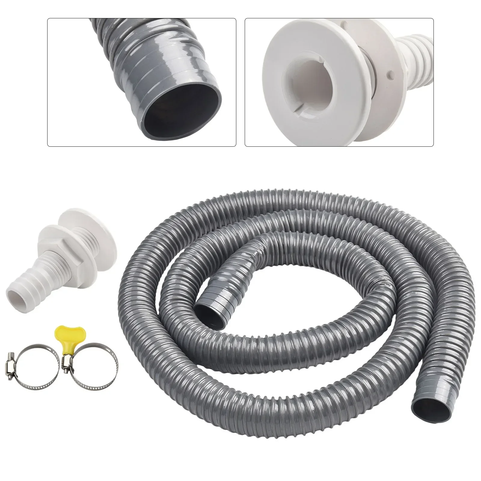 Hose Connecting Plug Accessories Bilge Pump Hose Kit For Boats Parts Outlet Pipe 19mm/29mm 3/4 Inch/1-1/8 Inch High Quality