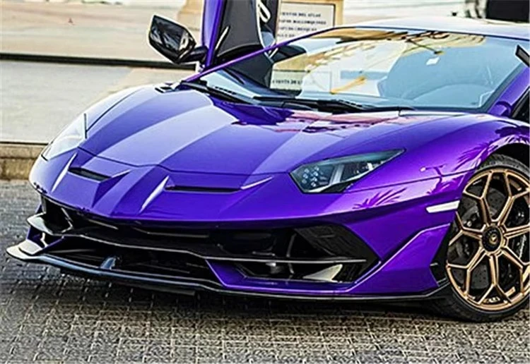 

For Lamborghini Aventador LP700 LP720 Upgrade SVJ Style Semi-carbon Fiber Front Bumper Body Kit