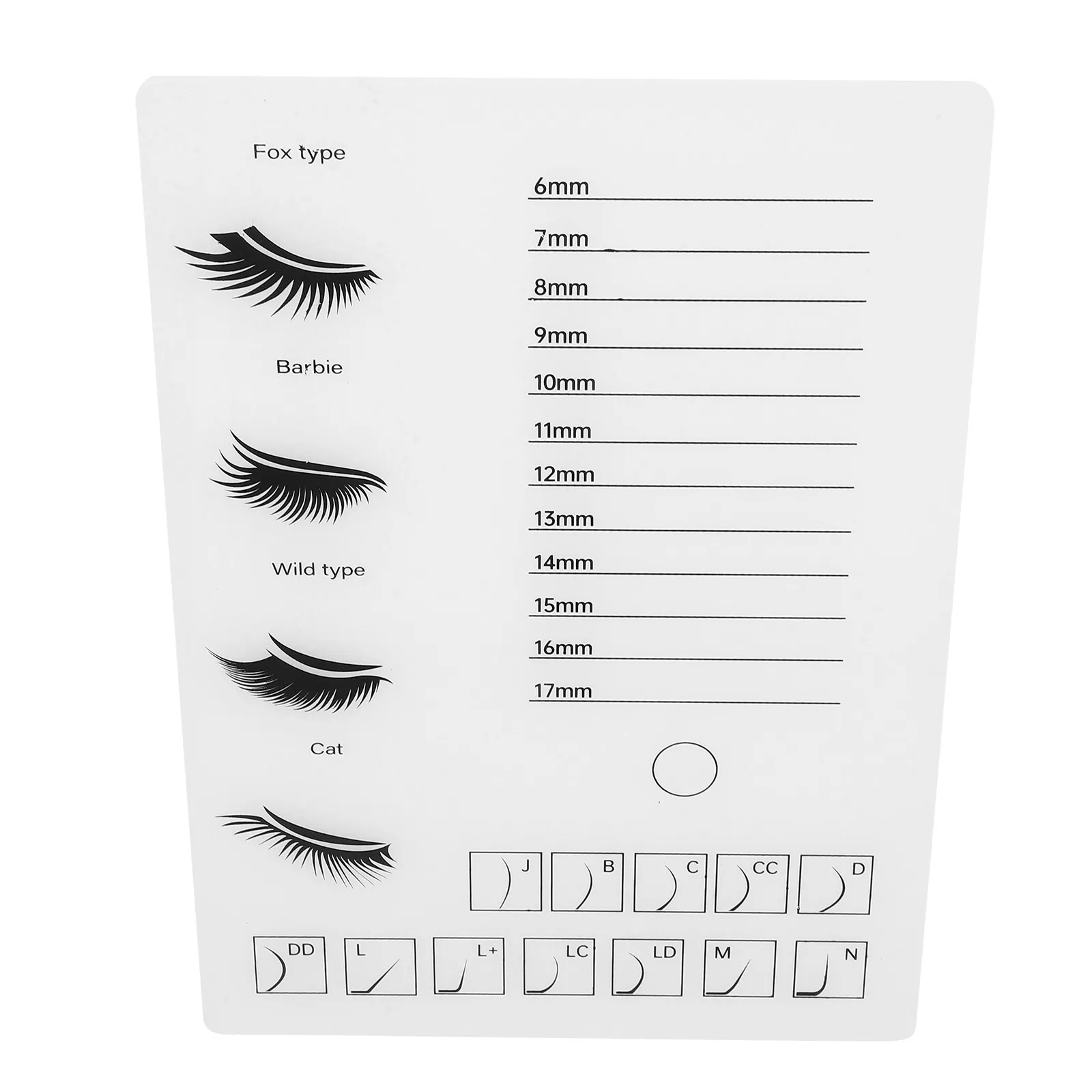 Eyelash Extension Pallet Tray Lashes Organizer Grafting Practice Storage Board Transparent Acrylic Display Holder Extensions