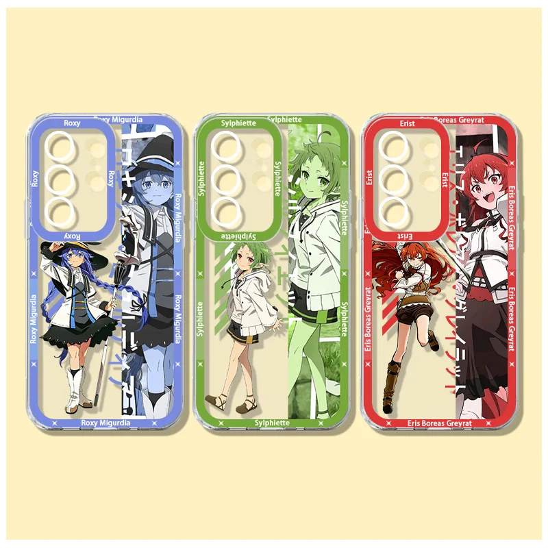 Coque de téléphone M-Mushoku T-Tensei Roxy Sylphiette pour Samsung Galaxy S26 Ultra S25 Edge S24 S22 S21 S23 FE Plus A57 A37 A07 A17 5G