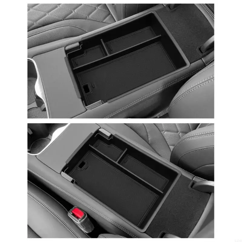 L5YF Multipurpose Car Armrest Box Box Wass Descorment Design Nonslip Base لـ 24 Model