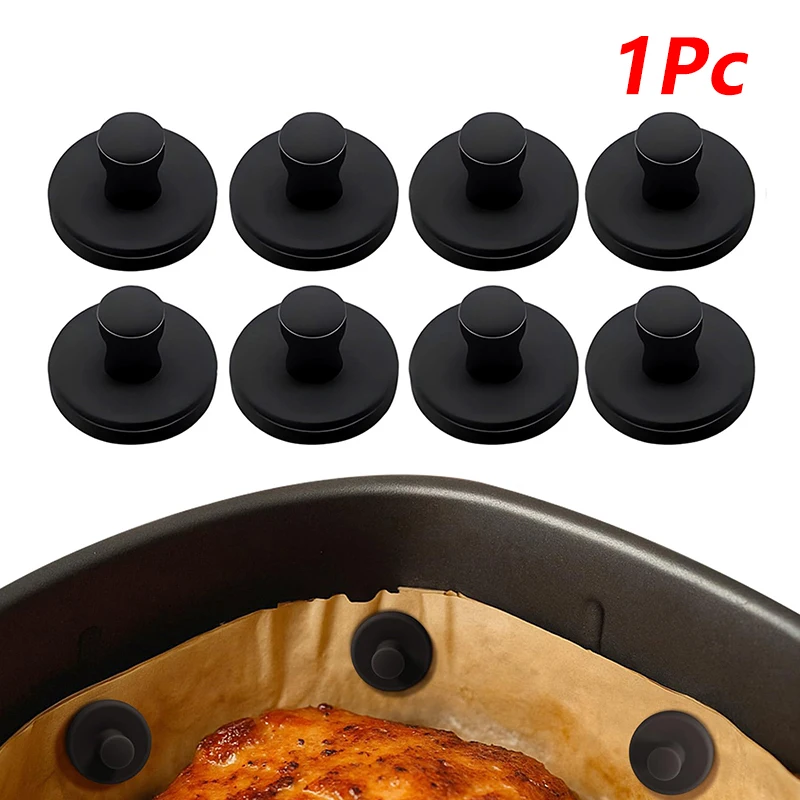 Air Fryer Magnet Silicone Buckle Air Fryer Magnetic Silicone Clips Parchment Paper Used To Control The Air Fryer Can Be Reused