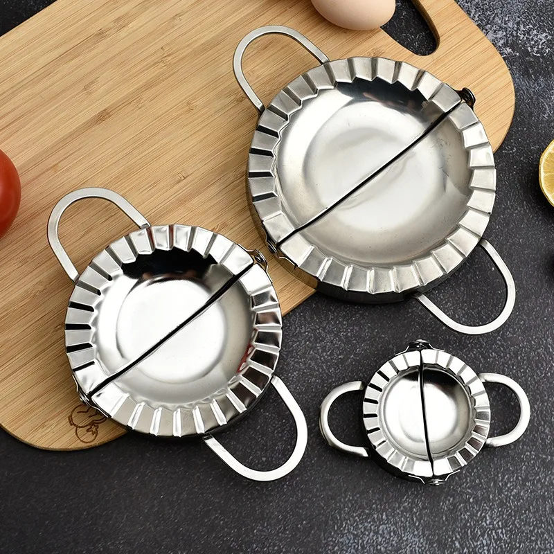 12.5/15cm extra large 304 Stainless Steel DIY Dumpling Maker Peeling Slicer Mold Thick Durable Kitchen Accessories