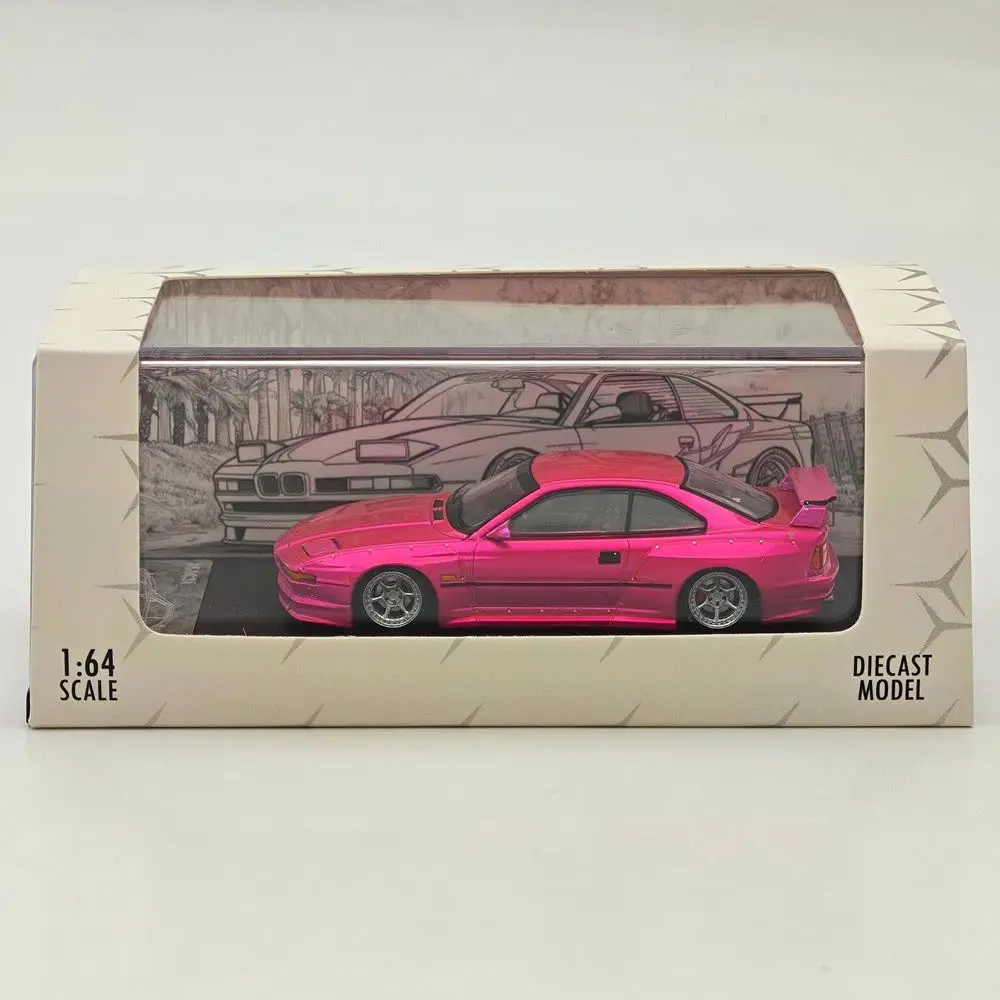 Rhino Model RM 1/64 Scale for 850CSi E31 Coupe WideBody Sport Model Diecast Metal Car Collection Auto Toys Gift