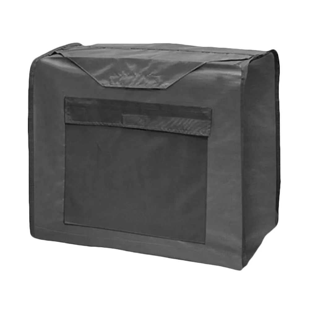

Weatherproof Generator Cover with Drawstring Elastic Hem for All Season Outdoor Protection Rain Snow Wind Resistant