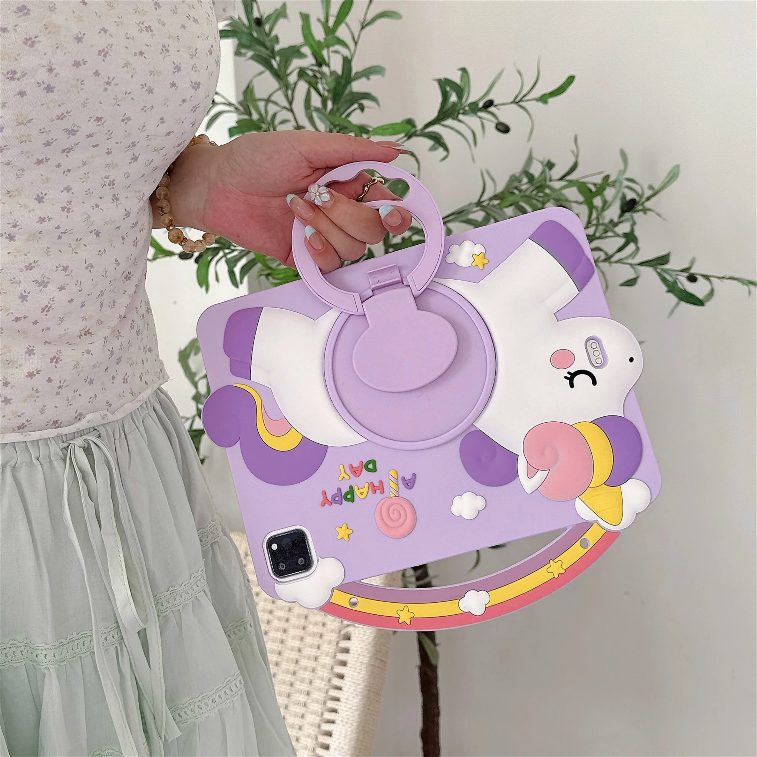 Case For Samsung Galaxy Tab A11+ A11 Plus 11 inch SM-X230 X236 A9+ A9 Plus SM-X210 SM-X216B Silicon Kids Stand Tablet Cover #Y