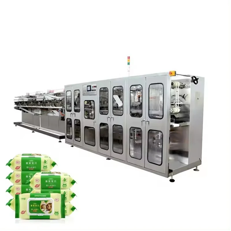 Wet Wipes Machine Popular Multi Function Wet Wipe Non-Woven Making Machine Baby Wet Wipe Canister Filling Sealing Machine