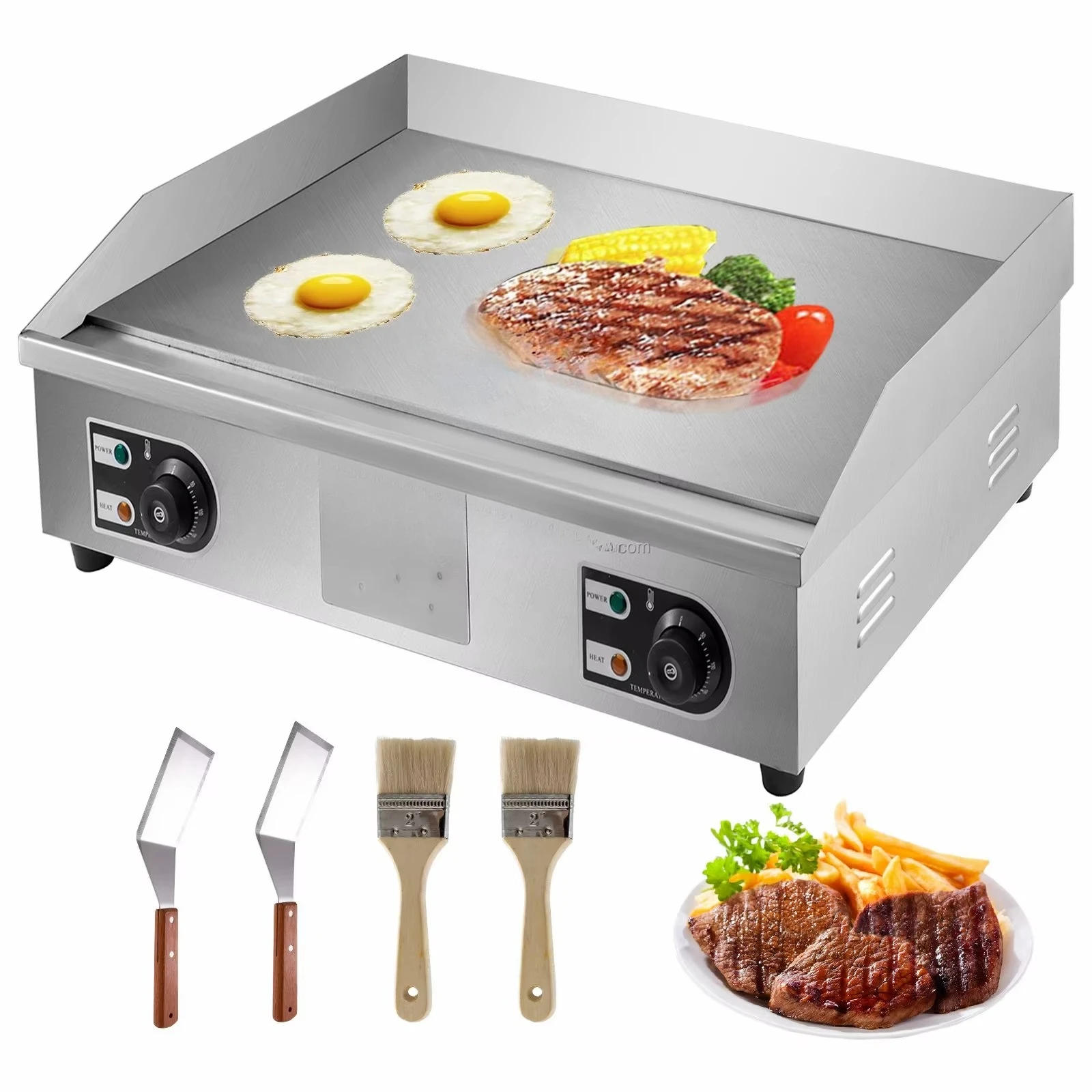 

3000w 30" Commercial Electric Countertop Griddle Multipurpose Hot Plate Coil Hotplate Griddle Flat Top Grill Hot Plate Bbl Metal