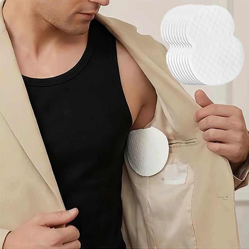 50/100Pcs Unisex Summer Sweat Pads Deodorants Underarm Anti Perspiration Sweat Pads Disposable Armpit Absorb Useful Shield Pads