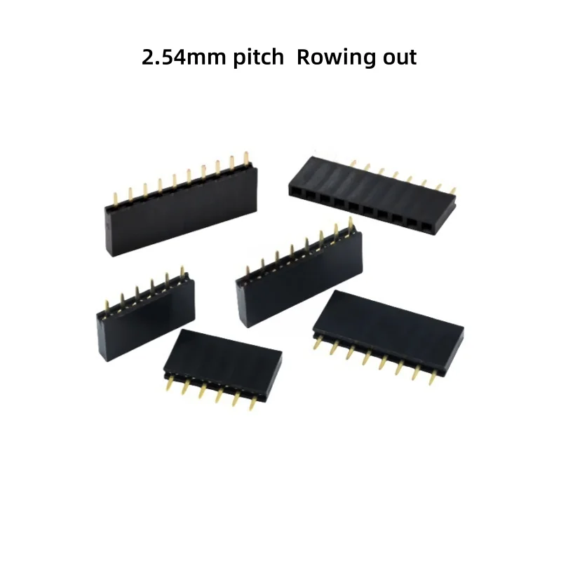 

2.54MM Pitch Female Header Single row Female Header Pin Socket Pin Socket 16P 18P 1*10P