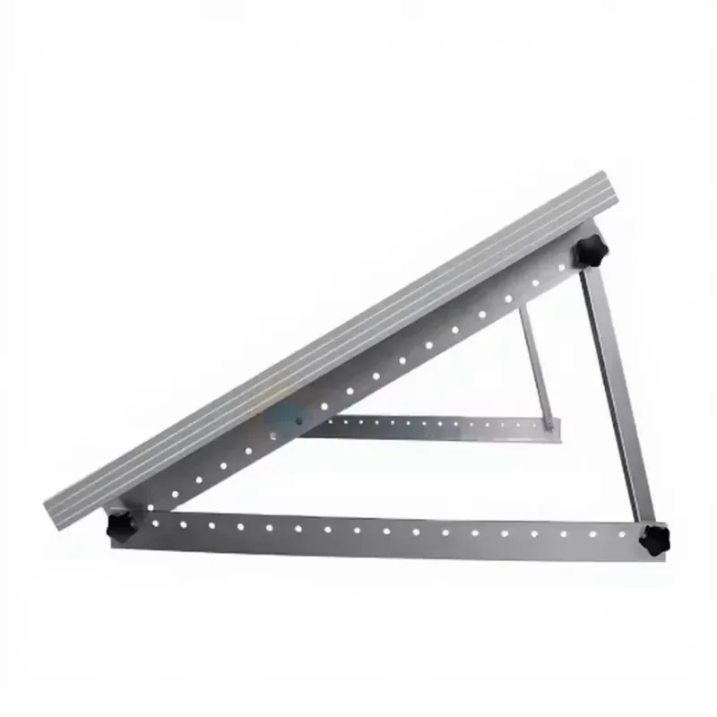 Rotating Adjustable Triangle RV Rack &Balcony Rack &Roof Folding Tilt Solar Panel Mounting Bracket