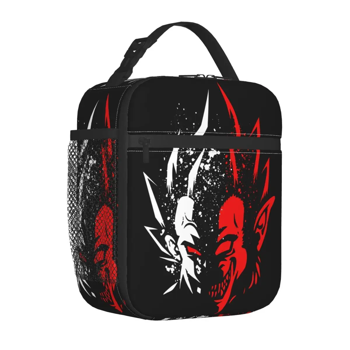 Vegeta Monkey Insulated Lunch Bags Thermal Bag Meal Container Saiyan Dragon Ball High Capacity Tote Lunch Box Bento Pouch