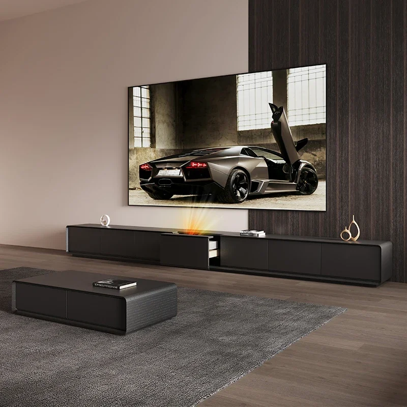 Intelligent Remote Control TV Stand High-Tech Laser TV Cabinet