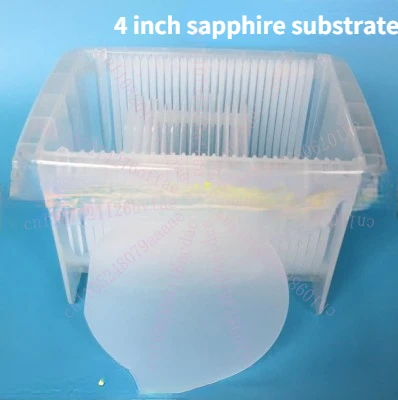 

4-inch Sapphire Substrate Wafer Diameter 100mm Flatness High Temperature Resistance 1900 Degrees Super Hard Material