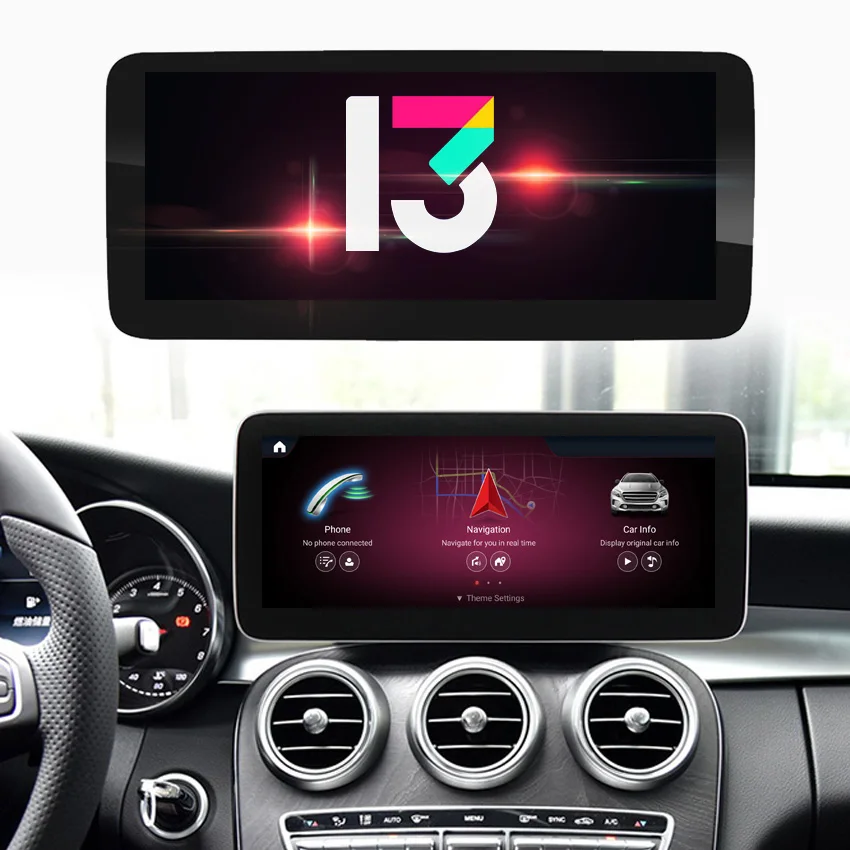 10.25'' IPS screen 8core android 13 dashboard gps navigation for Mercedes Benz CLA Class W117 CLA180 CLA200 CLA250 car display