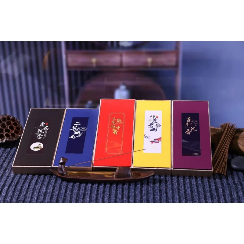 One piece dropshipping 100g popular natural joss-stick gift box zhuang invense made of pear juice and tambaac laoshan