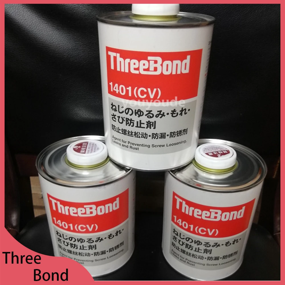 ThreeBond TB1401 screw glue anti-agent bolt pattern fastening white transparent glue