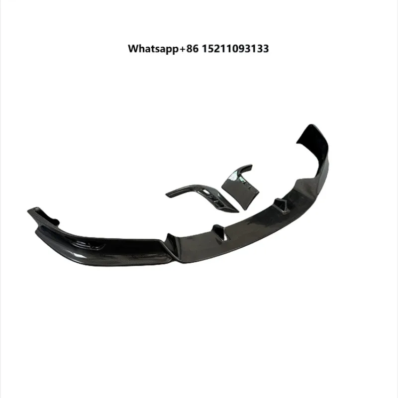 Top Style Carbon Fiber Front Apron Skirt Front Bumper Lip for Body Kit