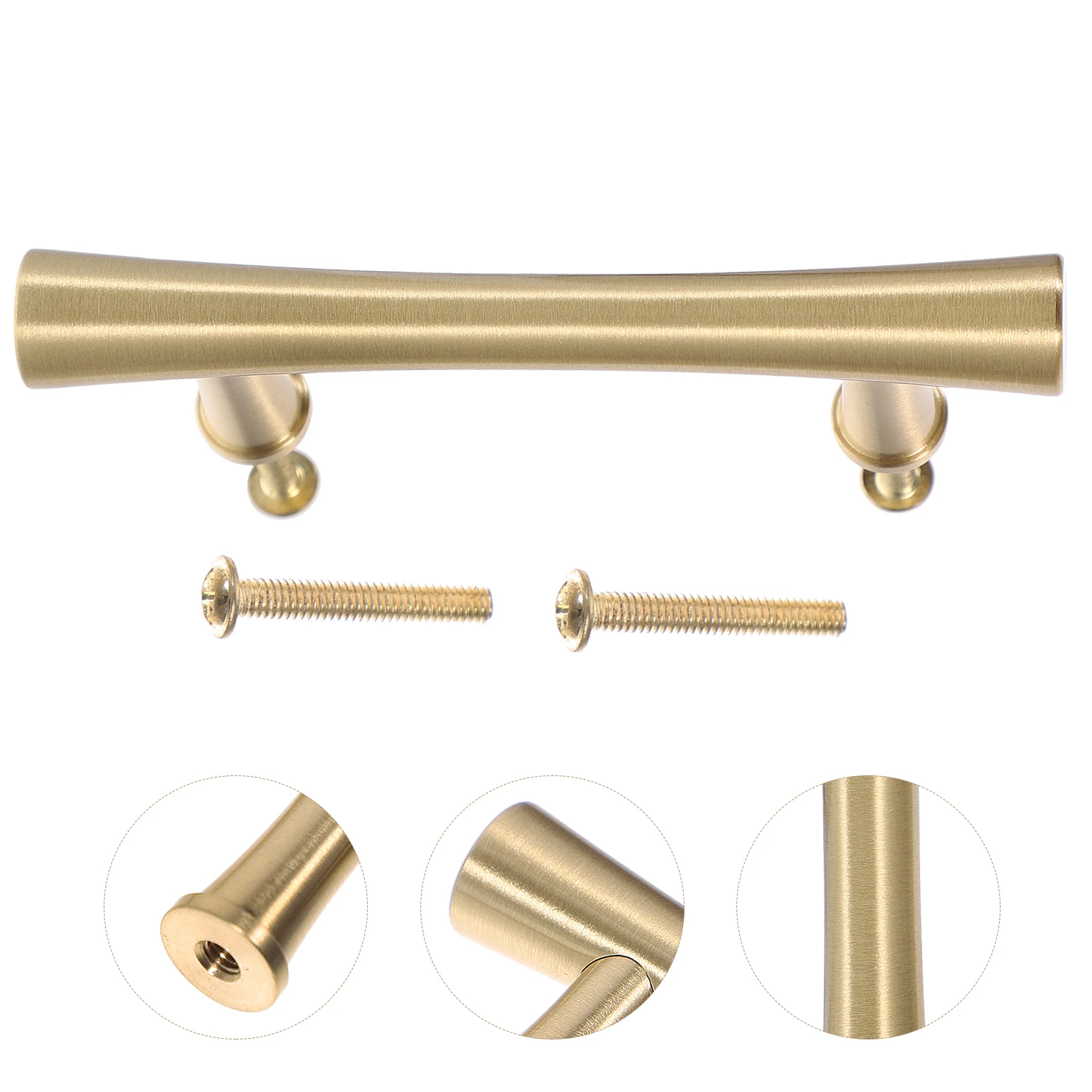 

Brass Cabinet Door H Drawer Pulls Furniture Replacement Wardrobe Kitchen Shoe Simple Durable Practical Long Use Selected