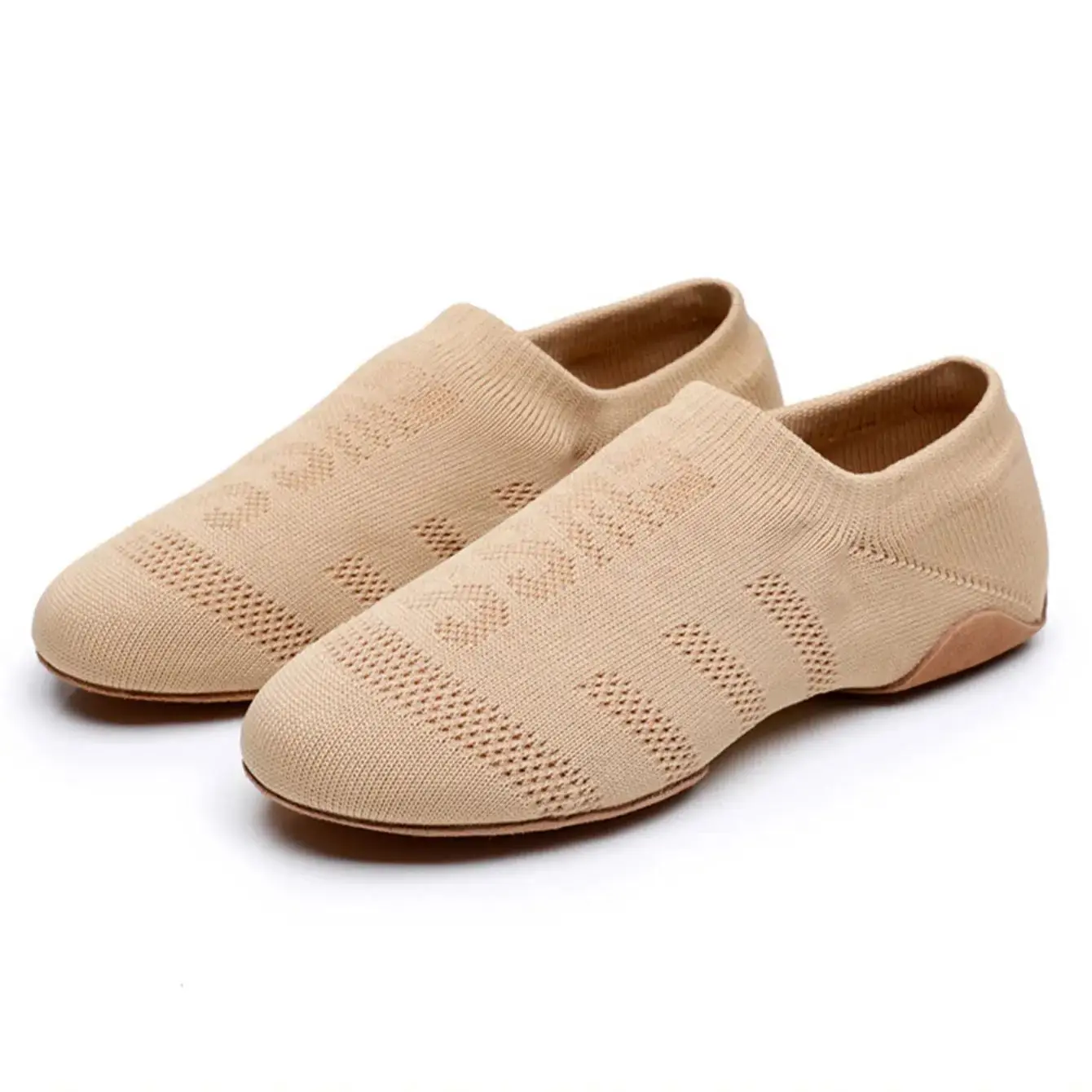 Women Jazz Latin Dance Shoes Ladies Ballroom Yoga Ballet  Shoes Breathable Flying Mesh Flat Practice Modern Girls Dance Sneakers