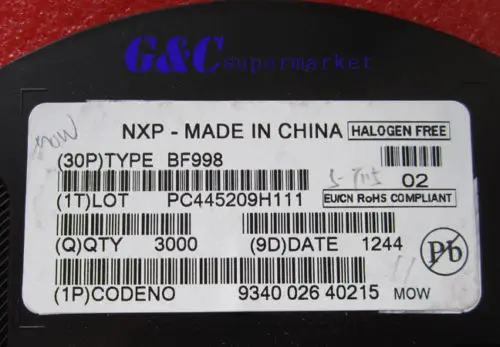 50PCS BF998 998 MOSFET N-CH 12V 30MA SOT143 NEW GOOD QUALITY