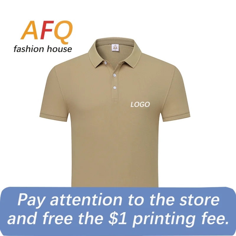 

Work clothes custom-made summer short-sleeved polo shirt custom-made work clothes clothing embroidery printing logo